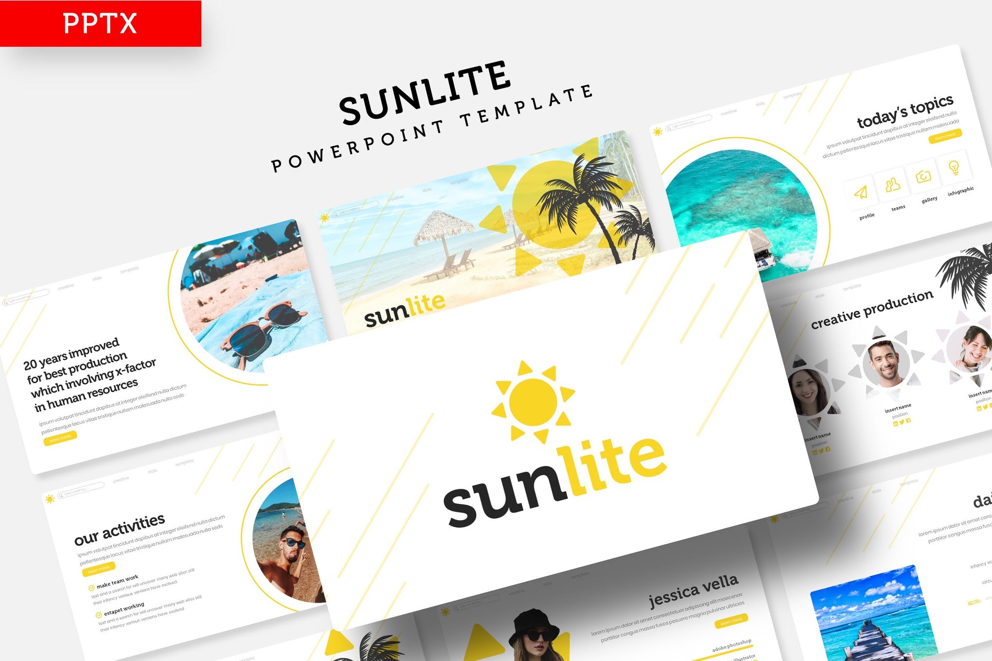 summer PowerPoint template