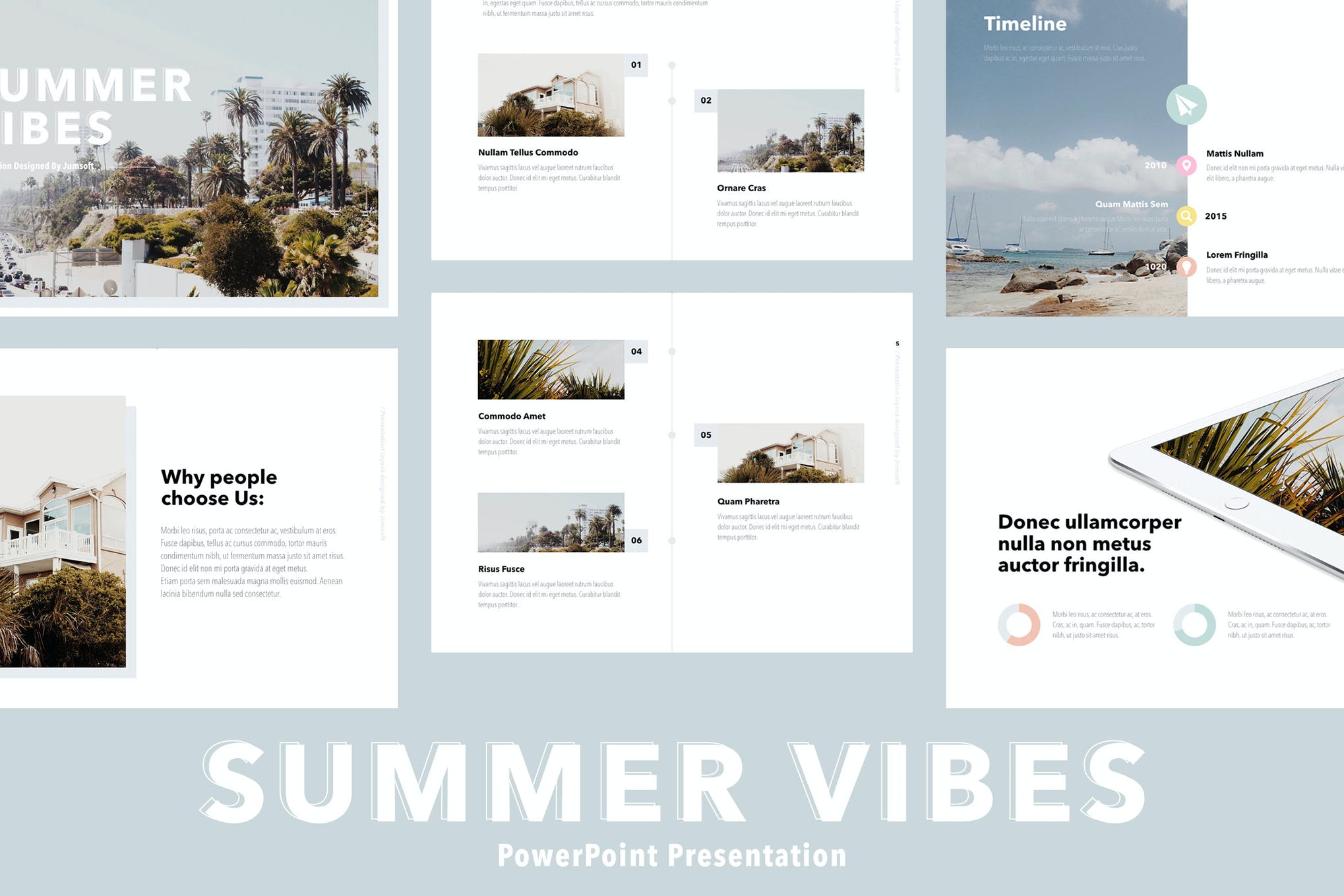 summer PowerPoint template