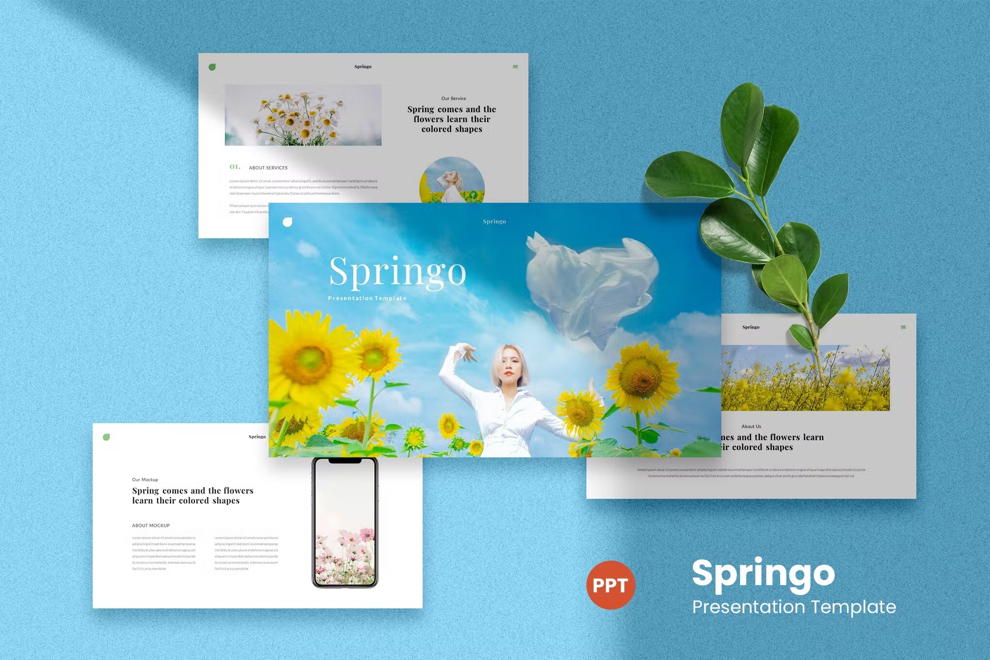 summer PowerPoint template