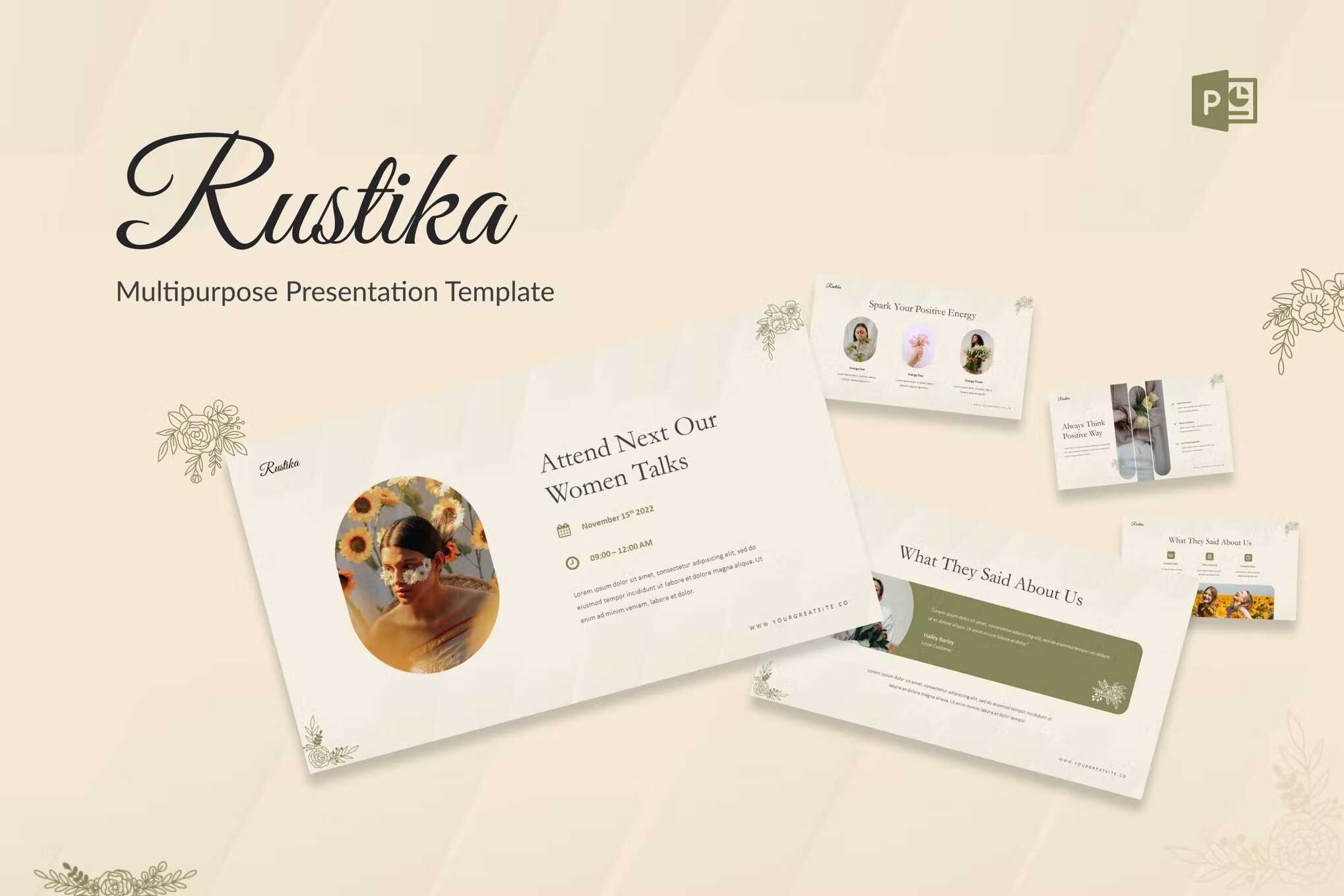 summer PowerPoint template