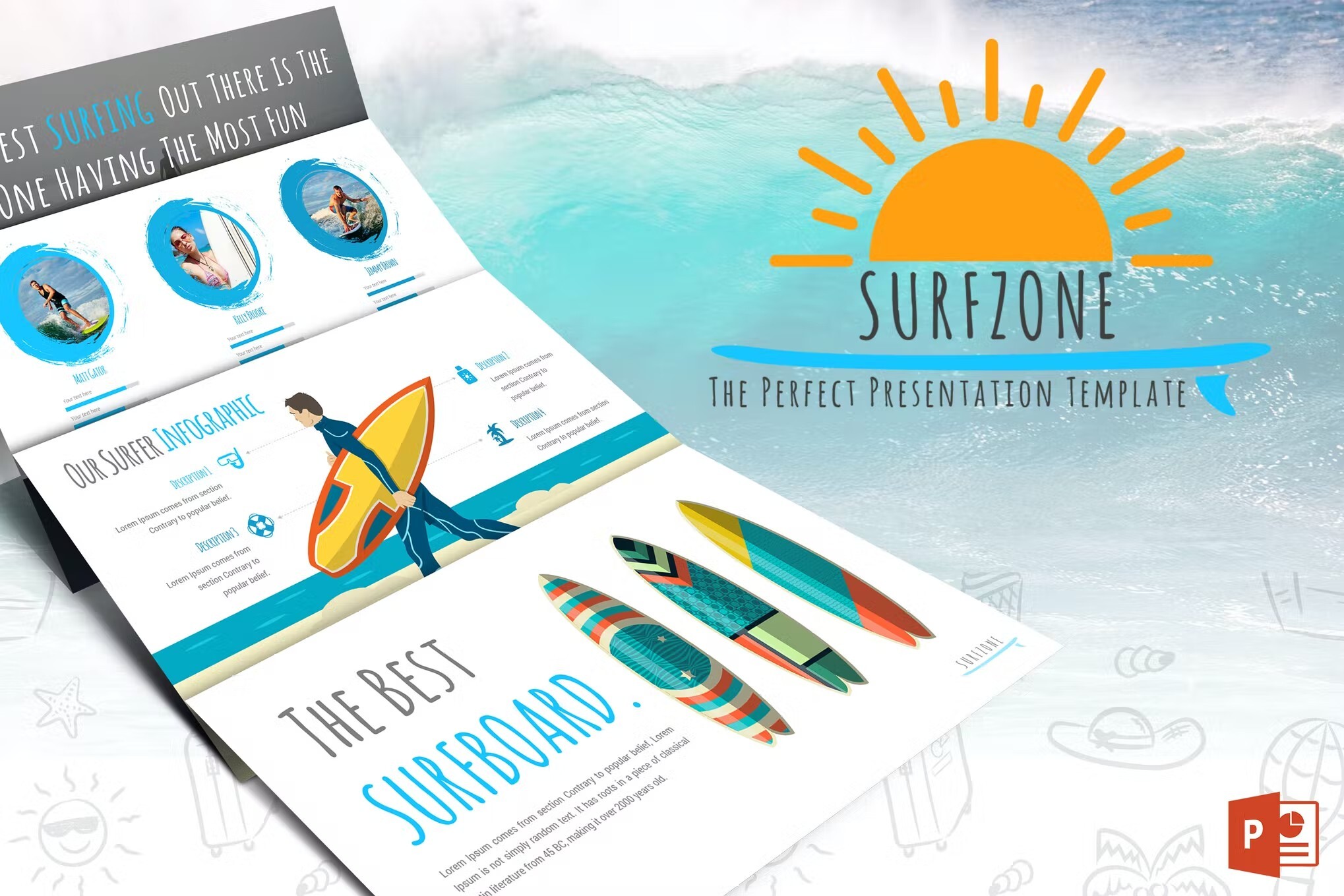 summer PowerPoint template