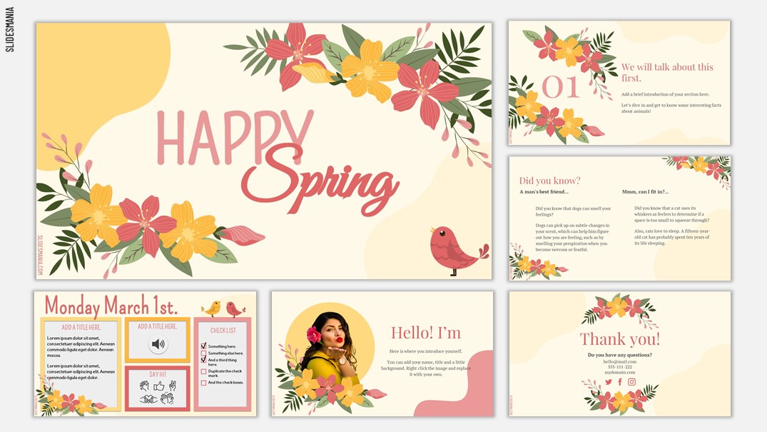 summer PowerPoint template