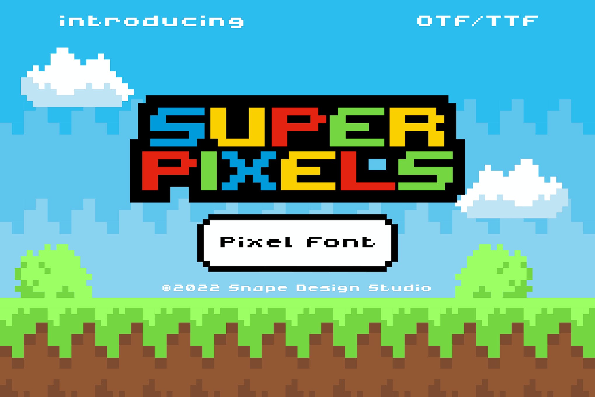 Super Pixels Font