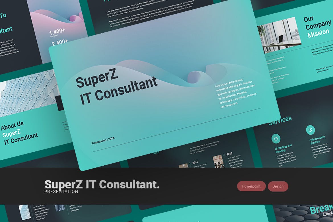 SuperZ - IT Concultant PowerPoint Template