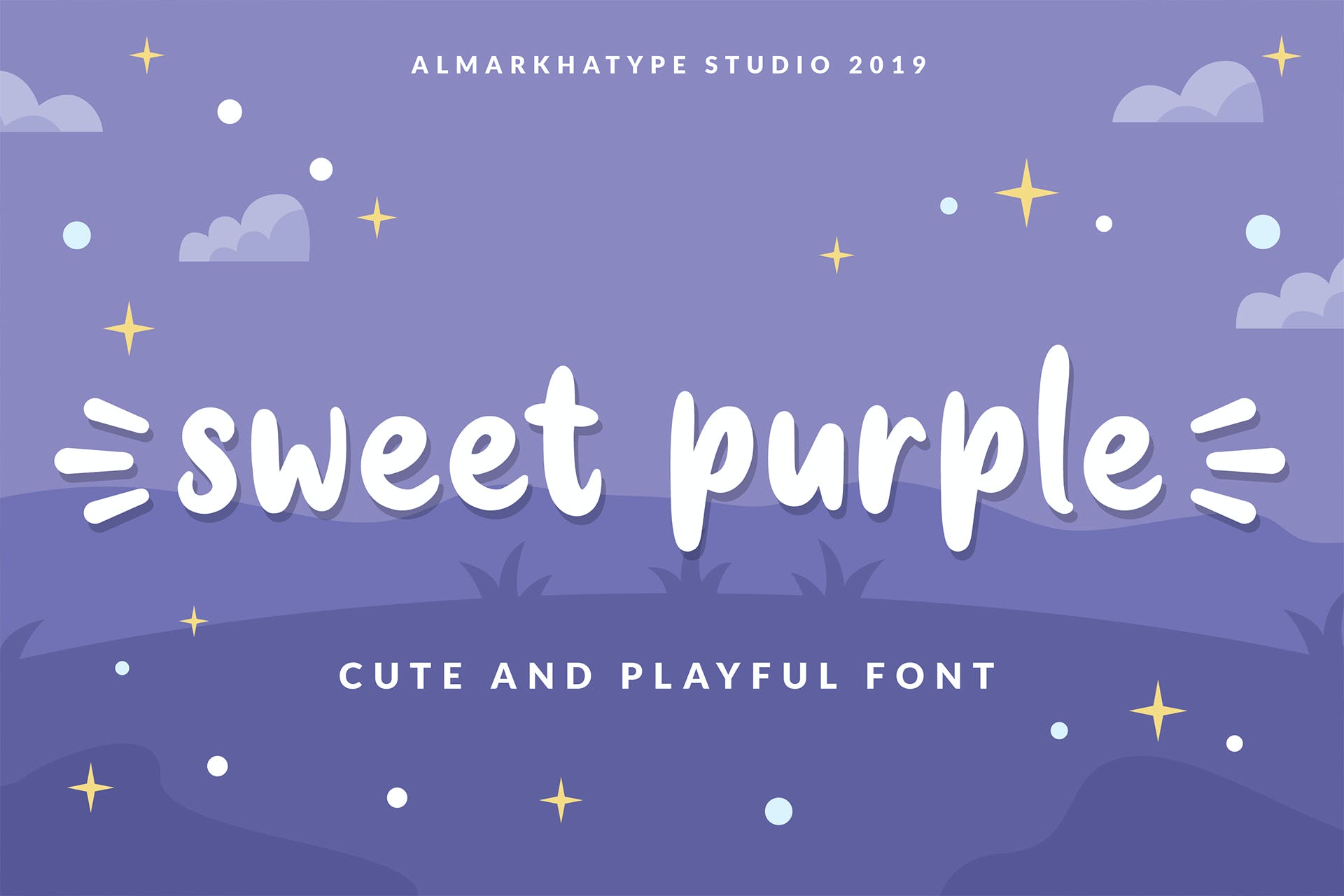 Sweet Purple Fun Font