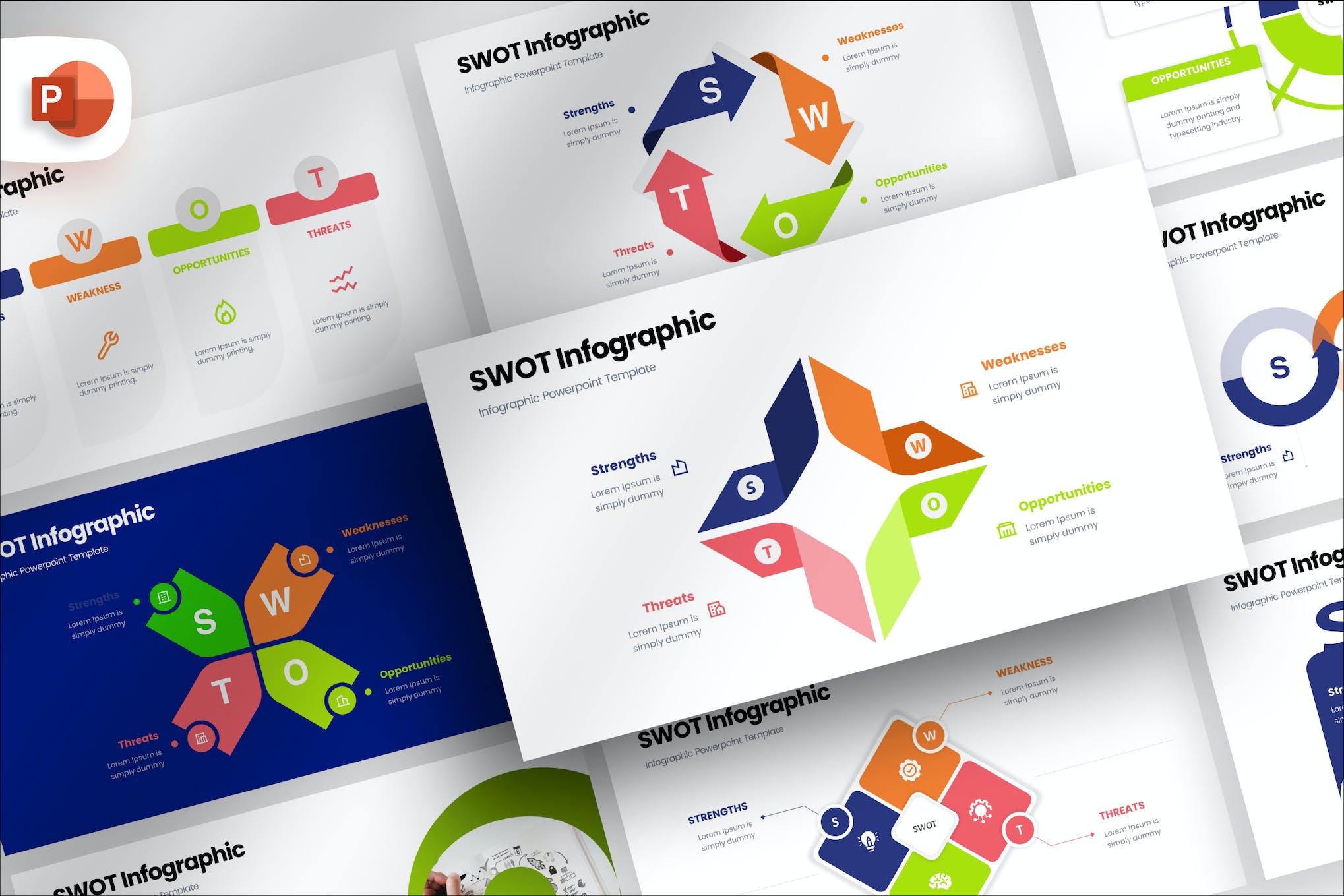 SWOT Infographic PowerPoint Template