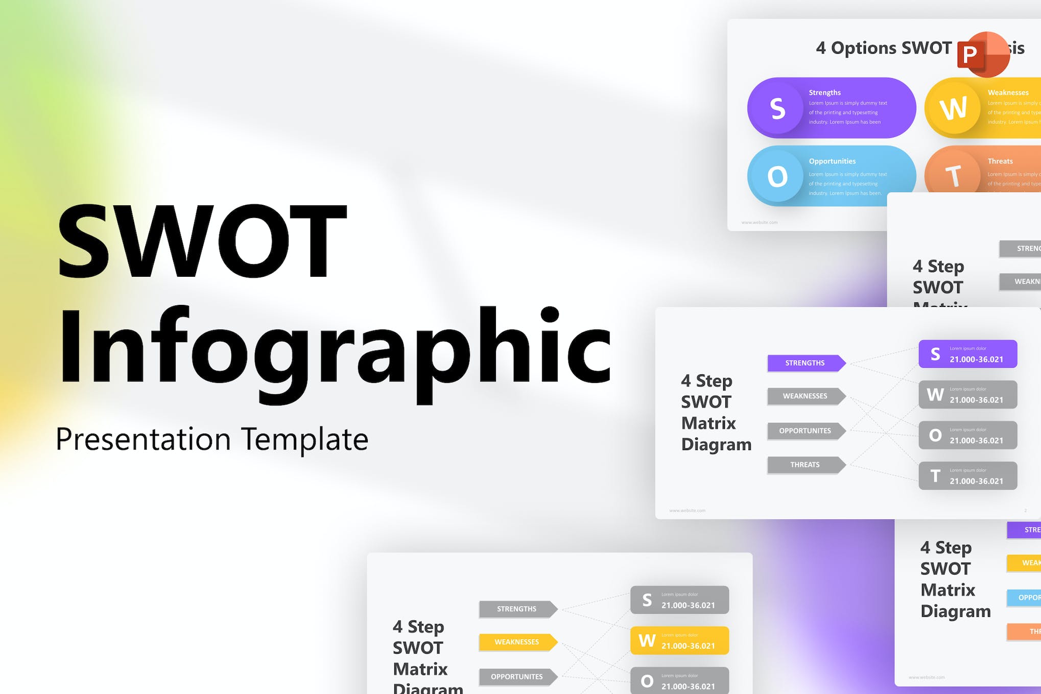 SWOT Infographic PowerPoint Template