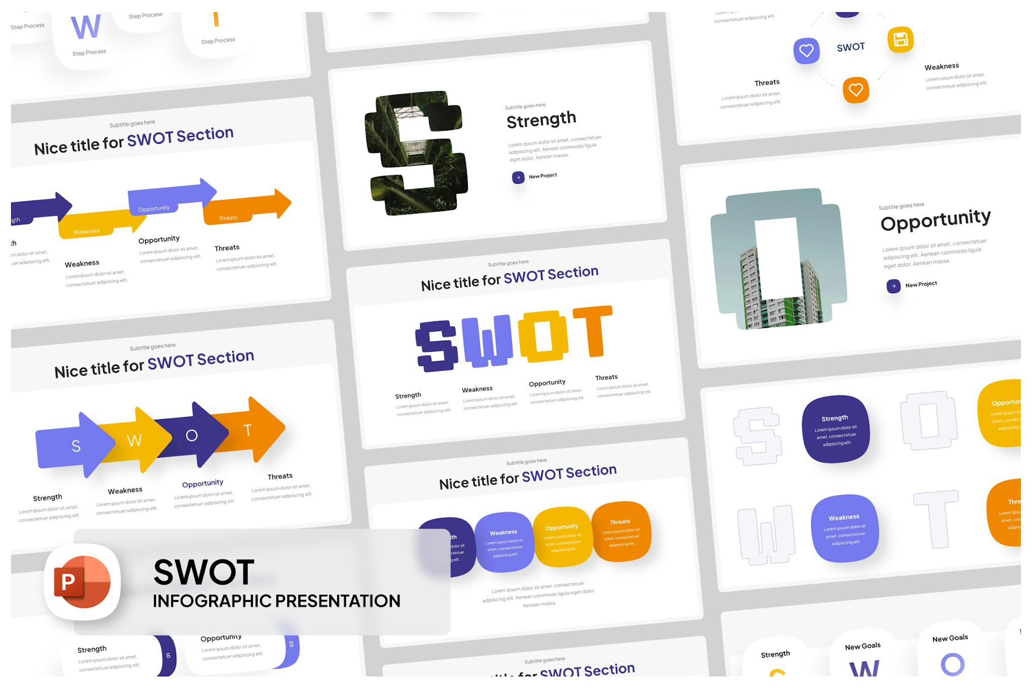 SWOT Infographic PowerPoint Template