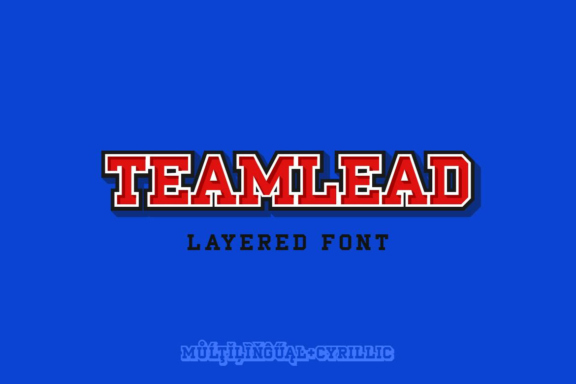 Teamlead Varsity Font