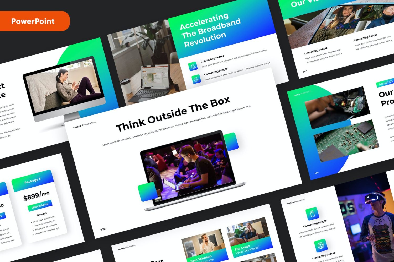 30+ Technology PowerPoint Templates (+ Tech PPT Roadmaps) - Theme Junkie