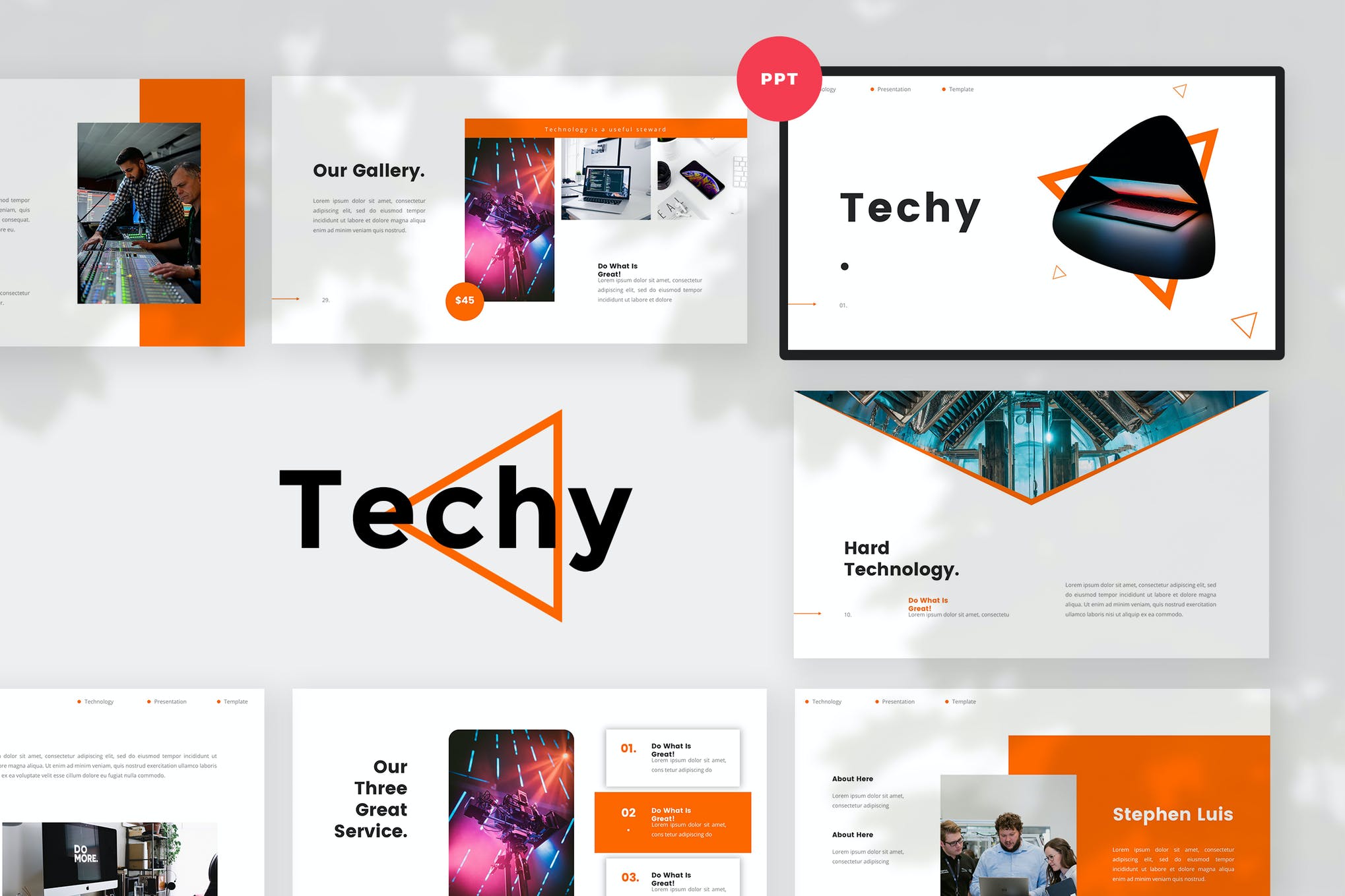 tech powerpoint templates