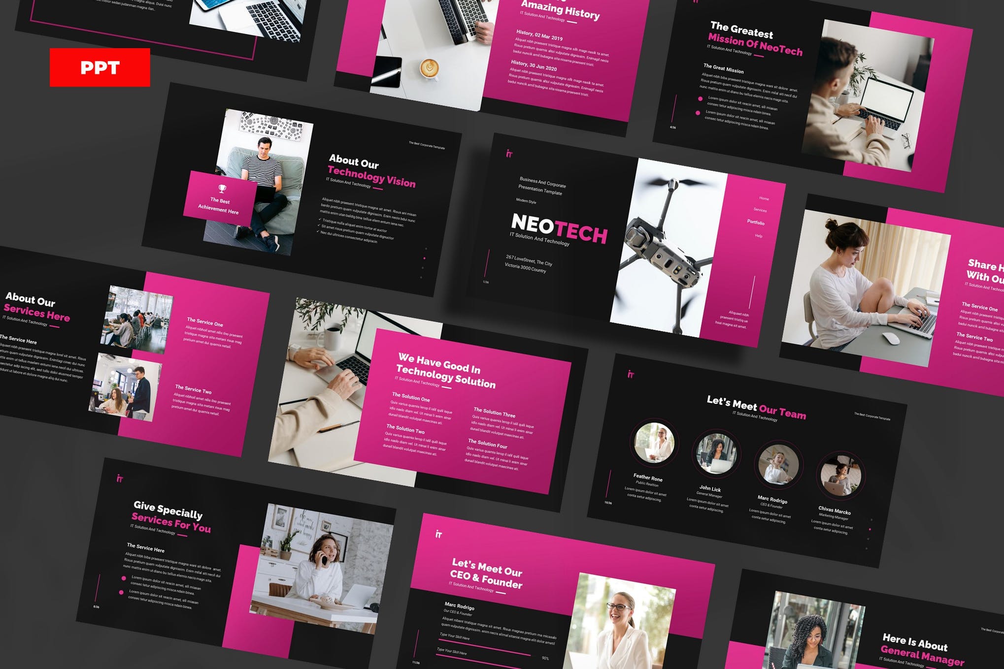 technologies presentation template