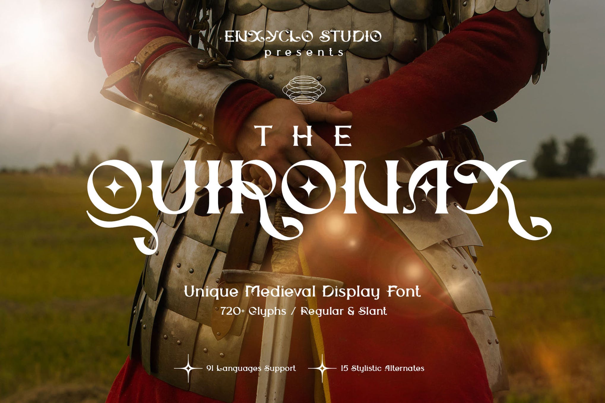 The Quironax Medieval Font