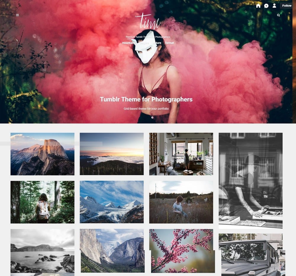 time-grid-tumblr-theme