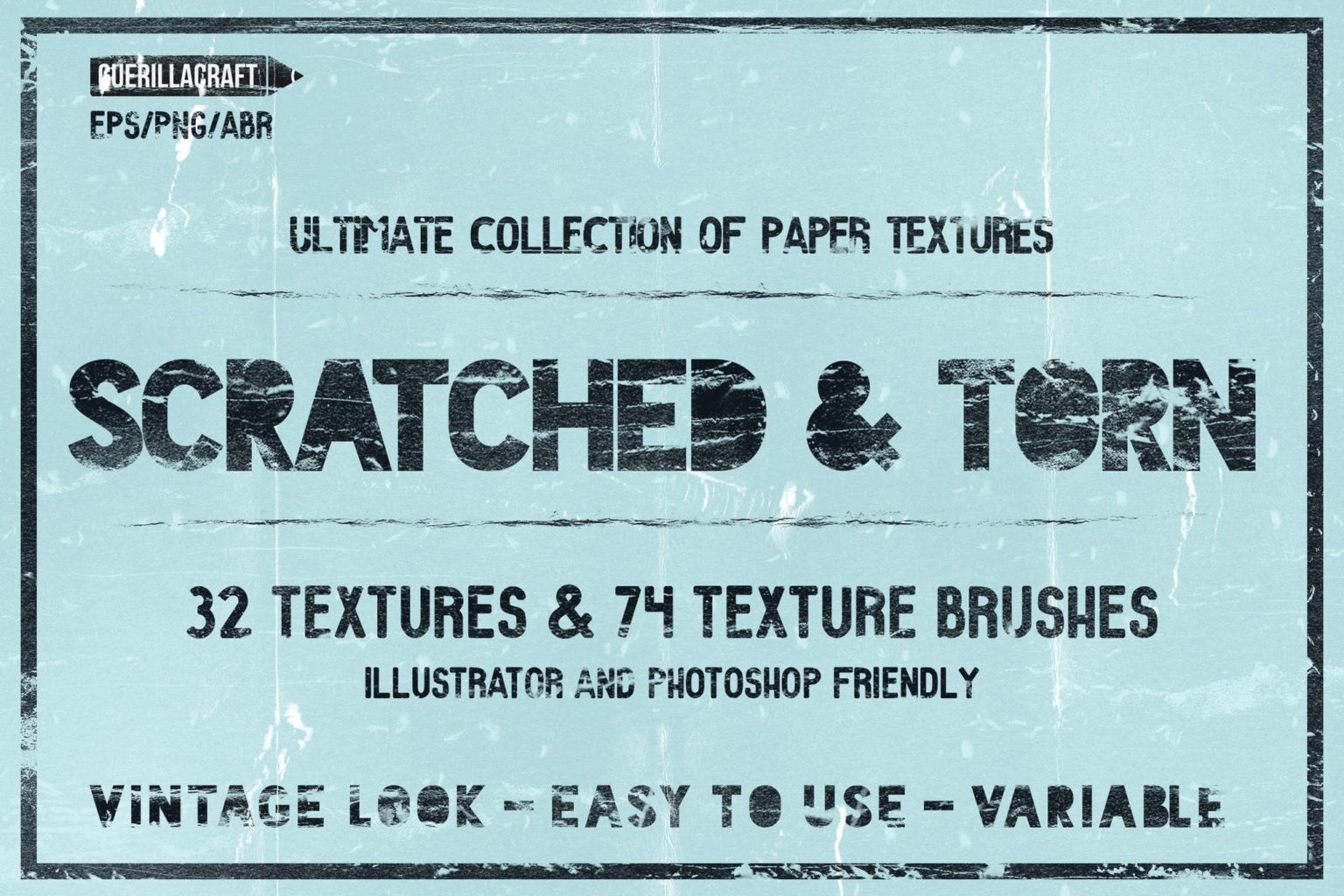 30+ Best Torn Paper Effects for (Torn Edges, Brushes