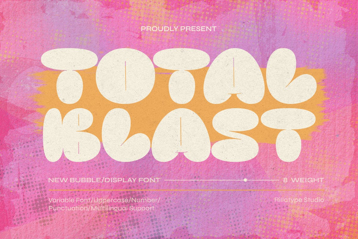 Total Blast Font Family