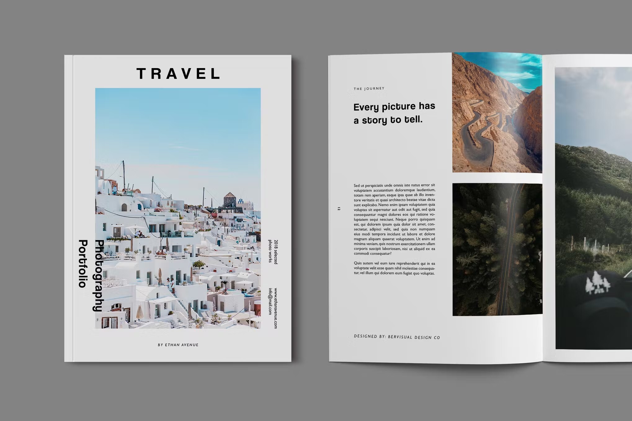 travel brochure template