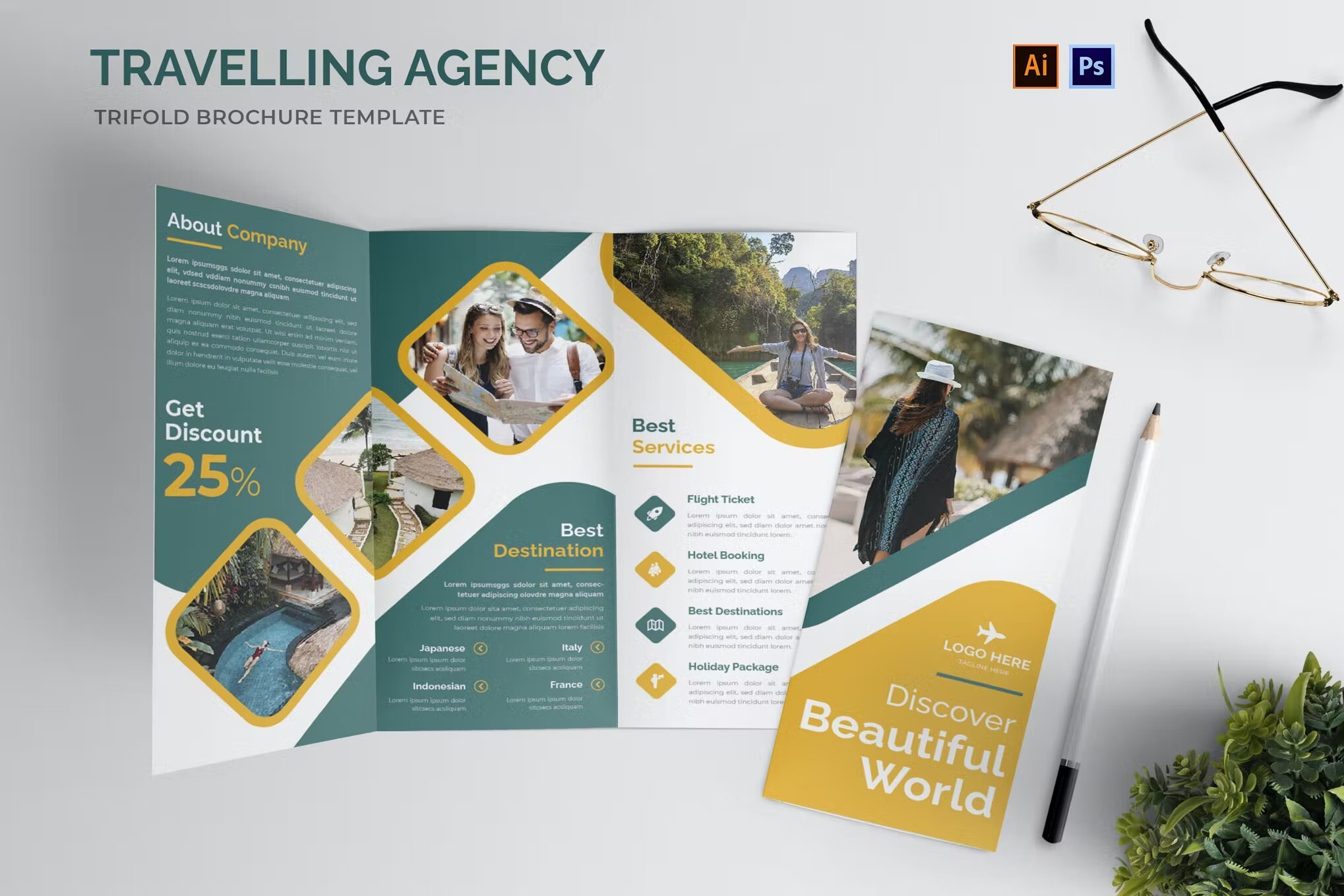 travel brochure template