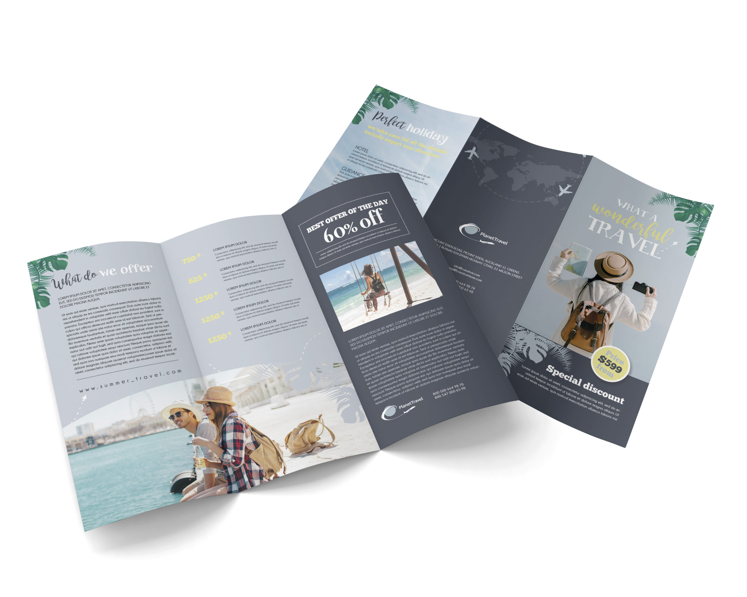 travel brochure template