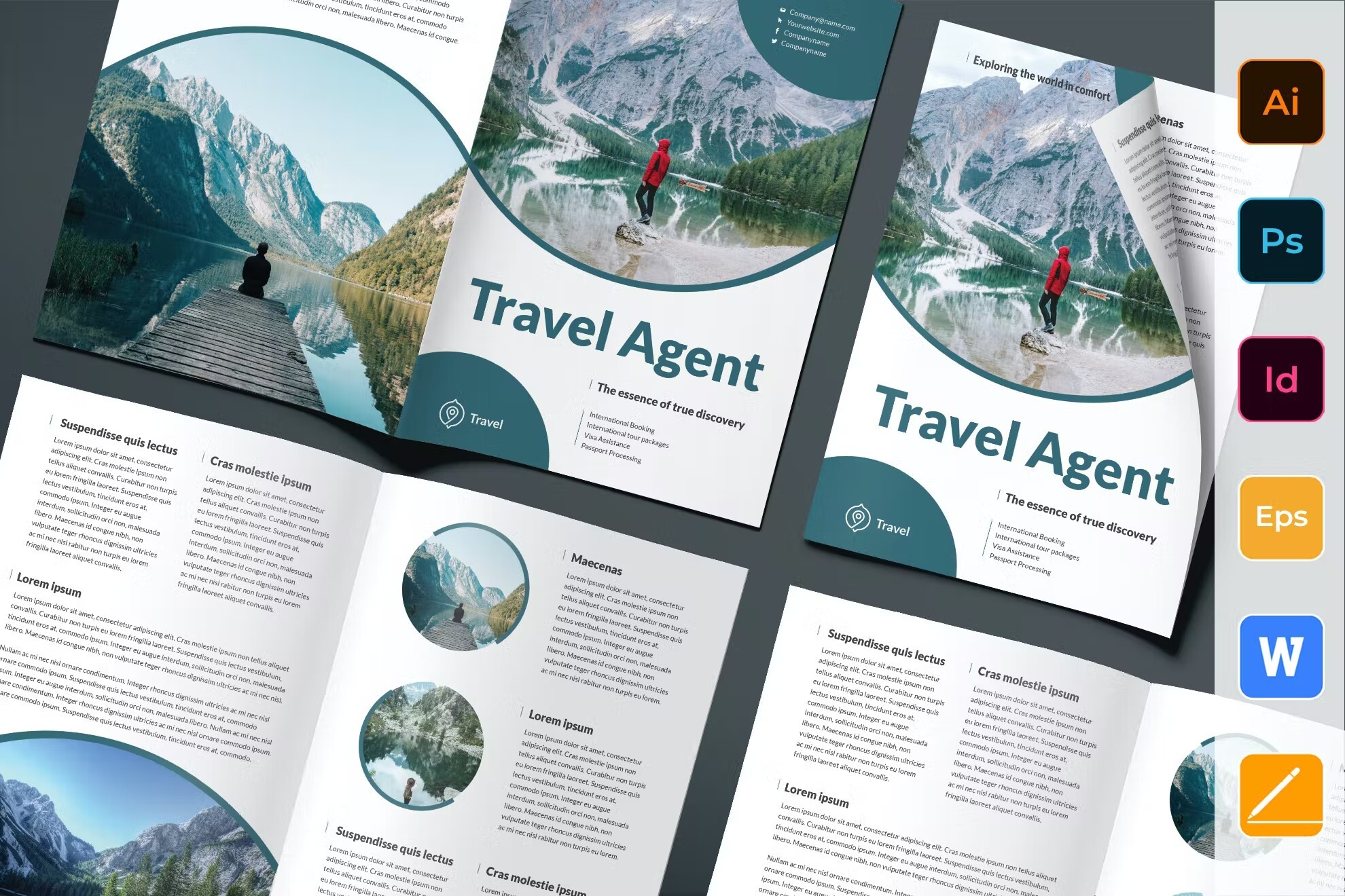 travel brochure template