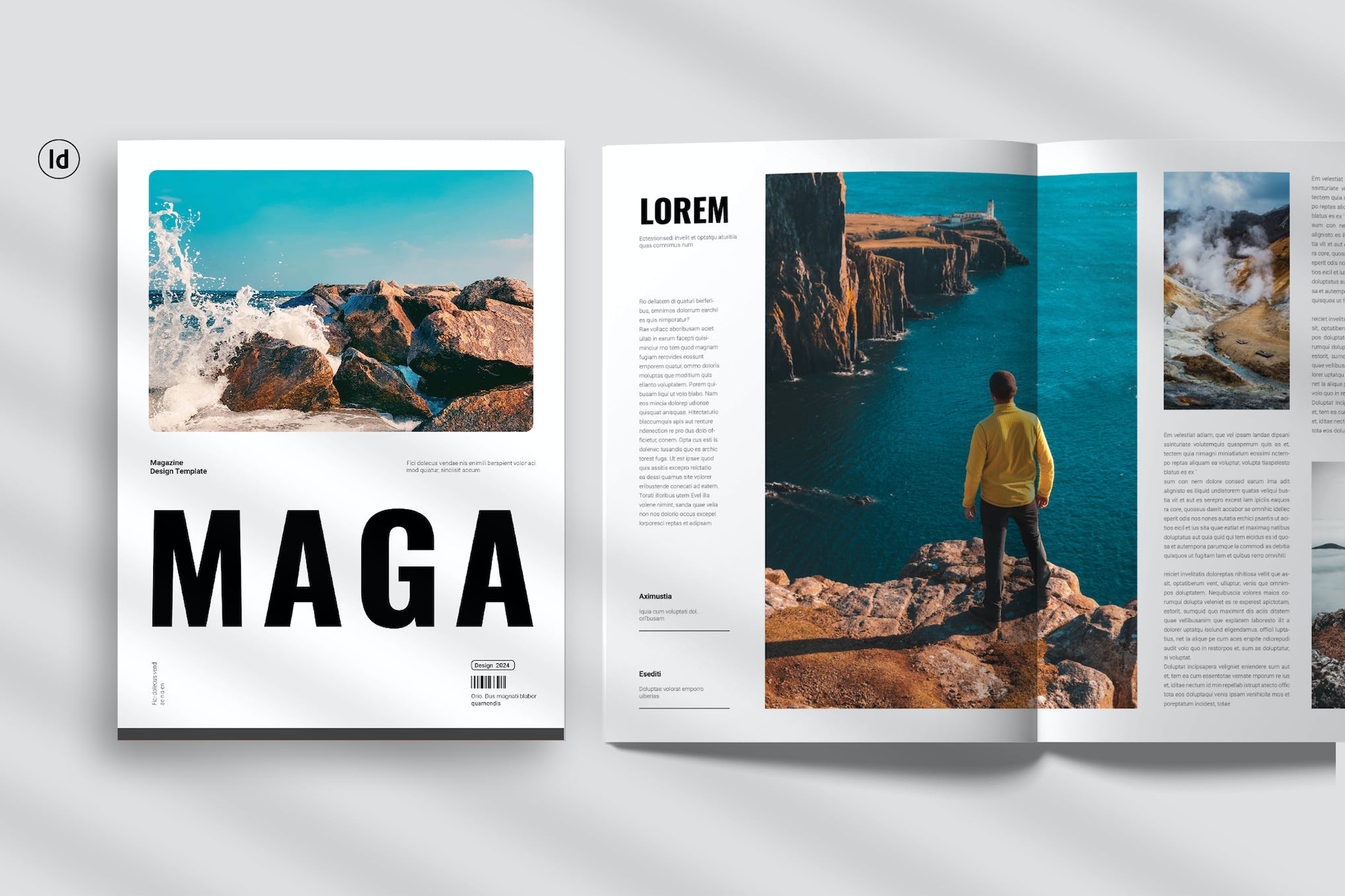 Travel Magazine InDesign Template