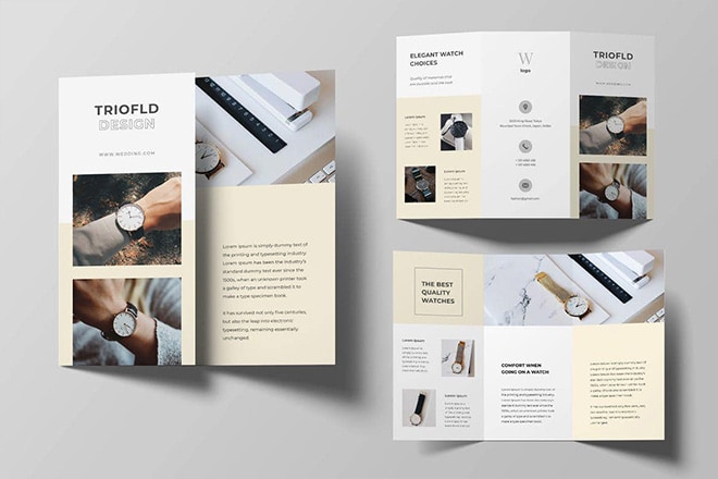polygon tri fold brochure template word polygon tri fold brochure template word