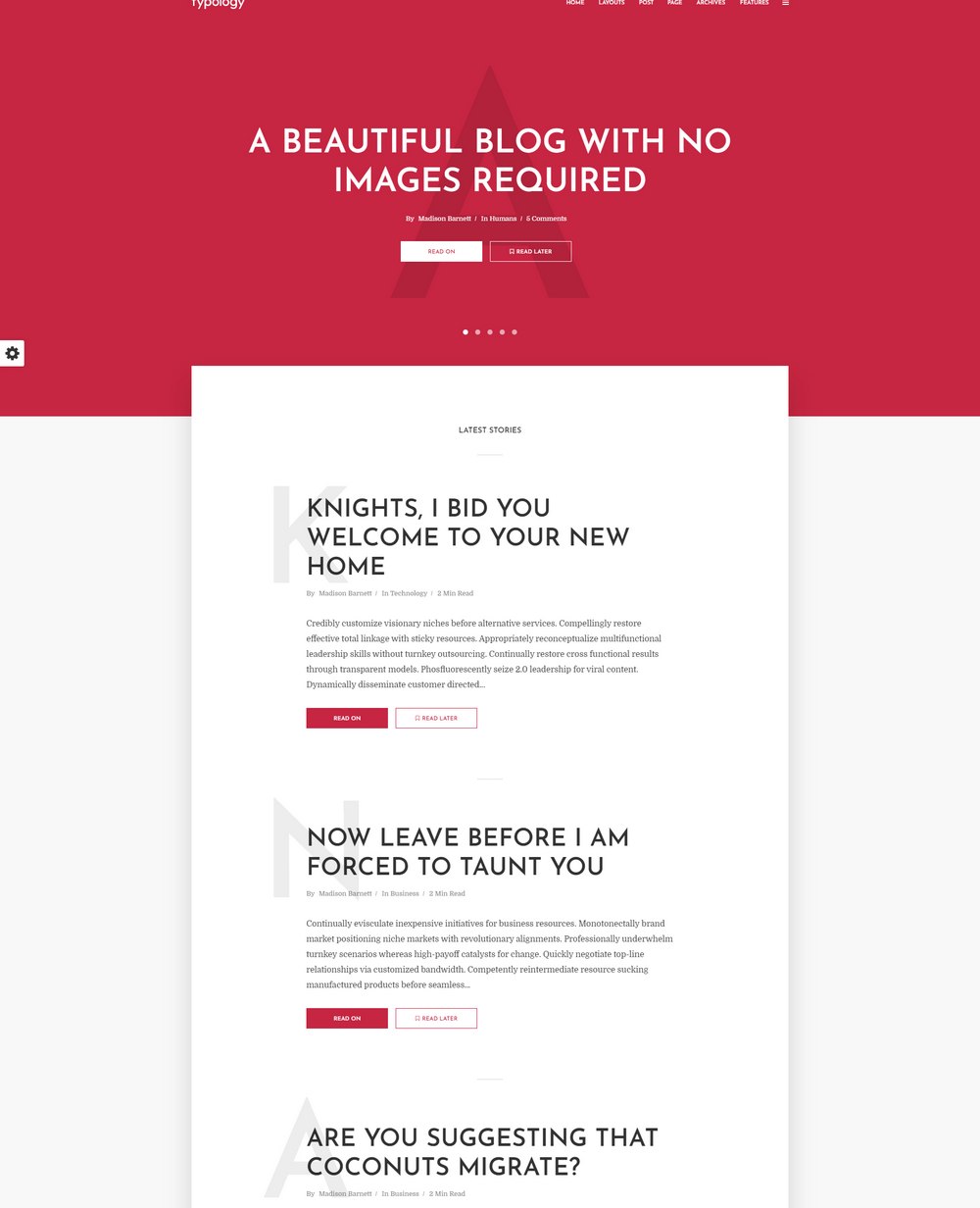 typology-easiest-wordpress-theme