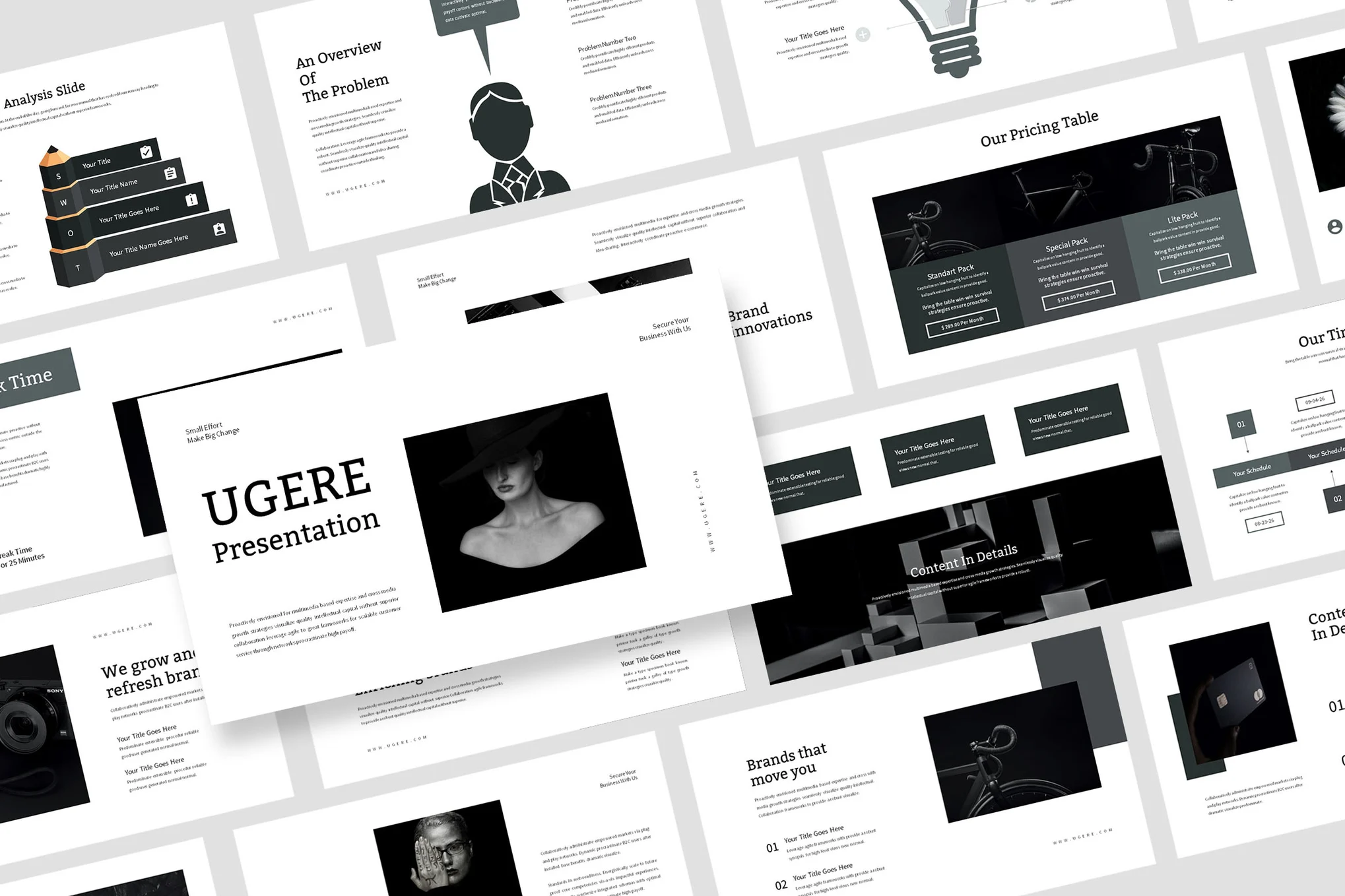 Ugere - Minimal Multipurpose PowerPoint Template