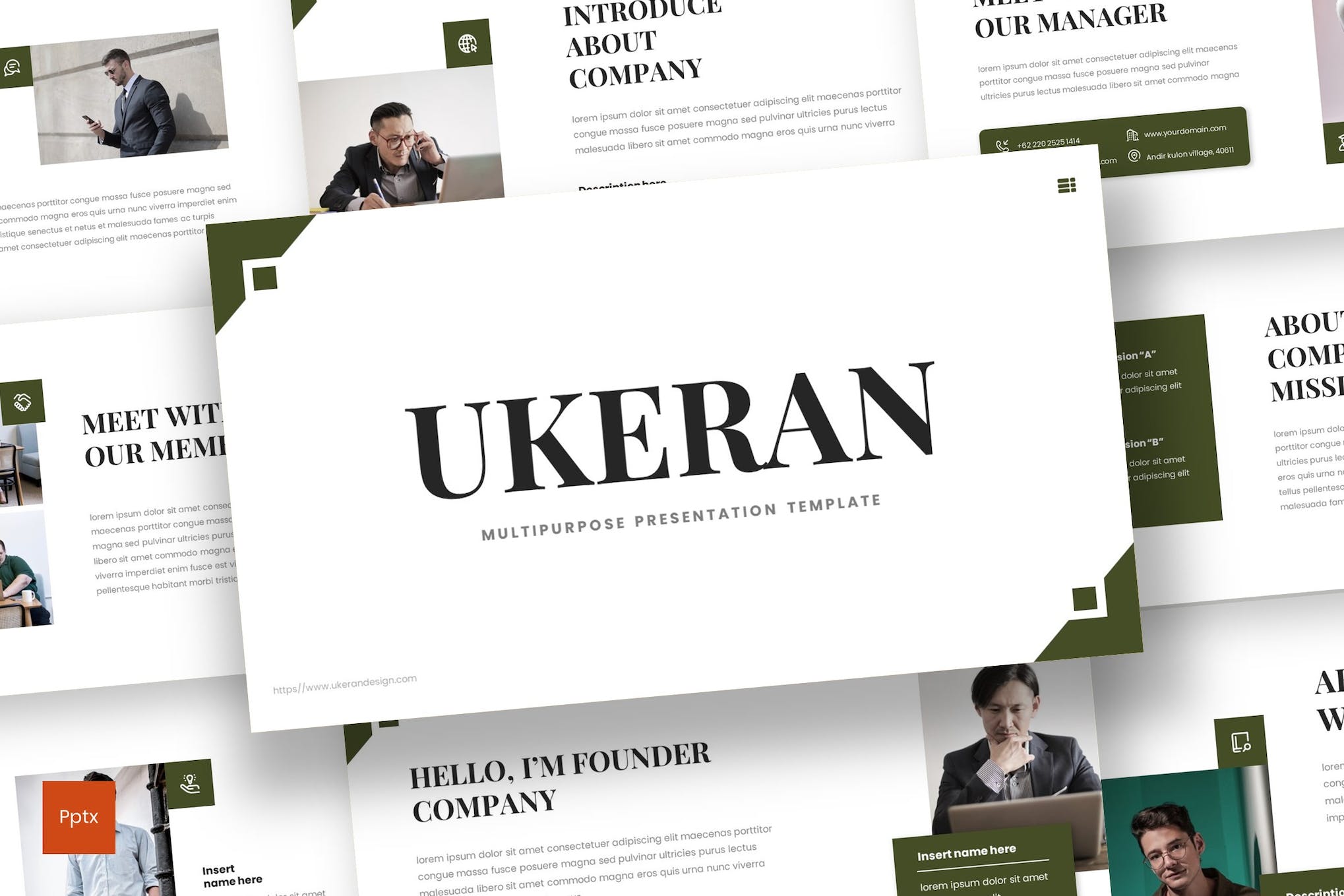 Ukeran - Multipurpose PowerPoint Template