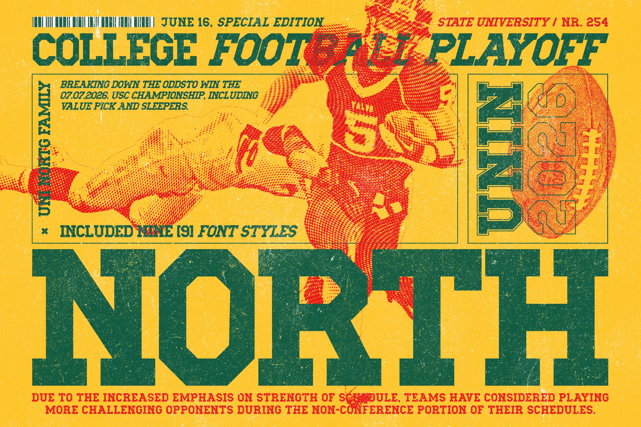 Uni North Typeface