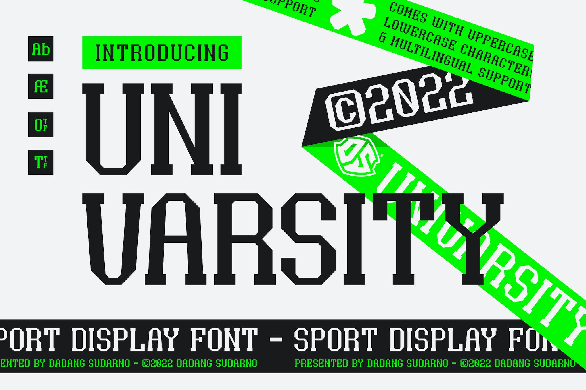 Univarsity Sport Display Font