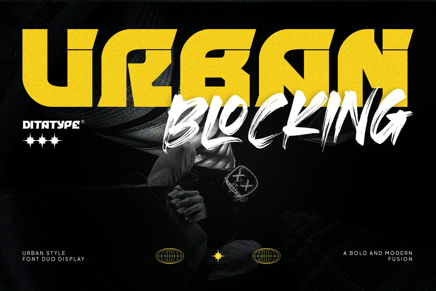 Urban Blocking - Modern Font