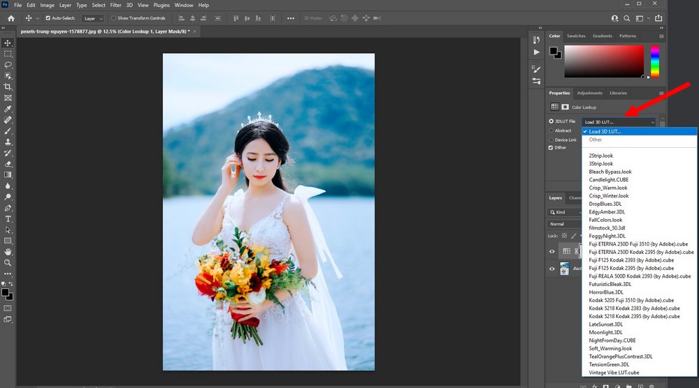 use luts in Photoshop 2