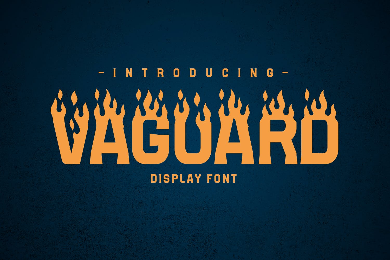 Vaguard Hot Typeface