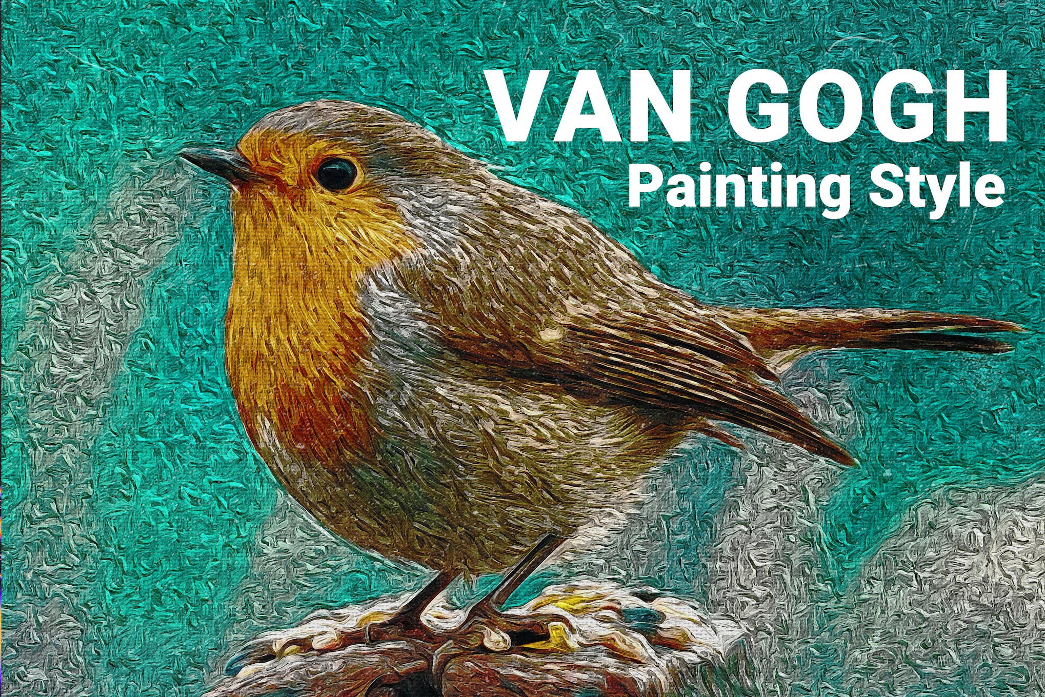 Van Gogh Painting PSD Effect