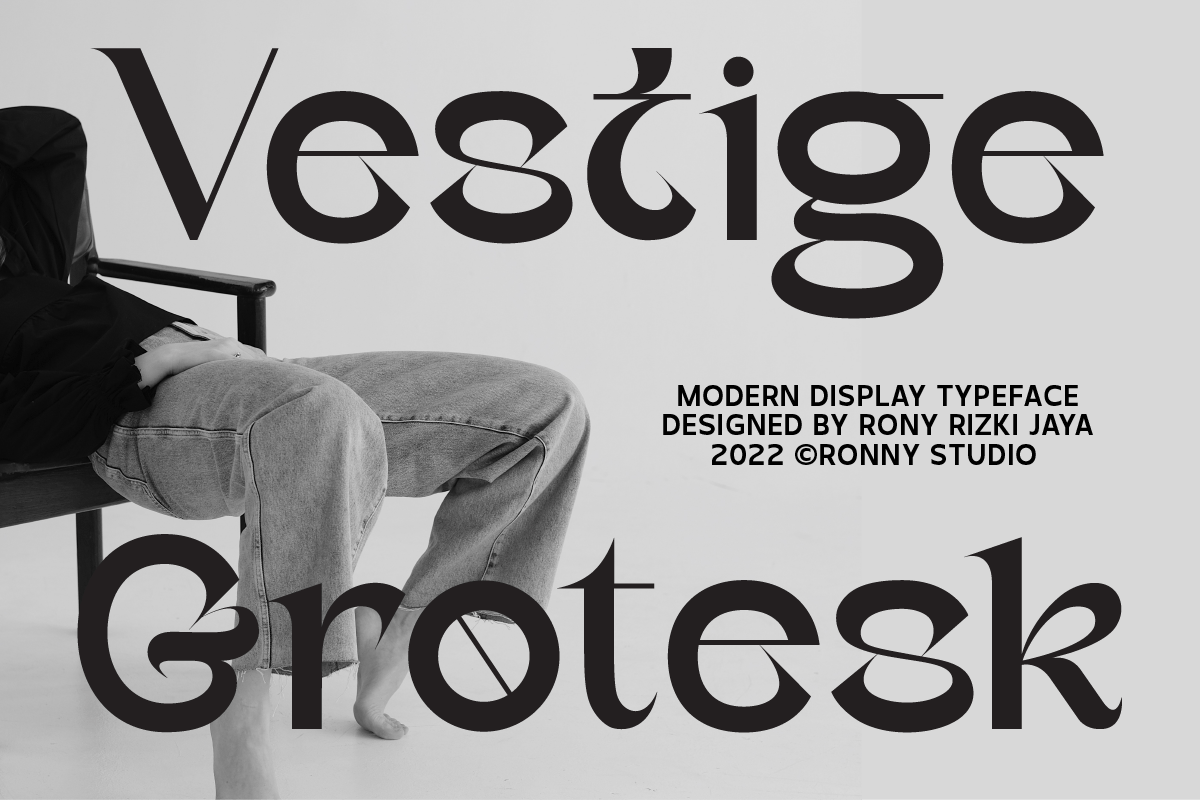 Vestige Grotesk Modern Typeface