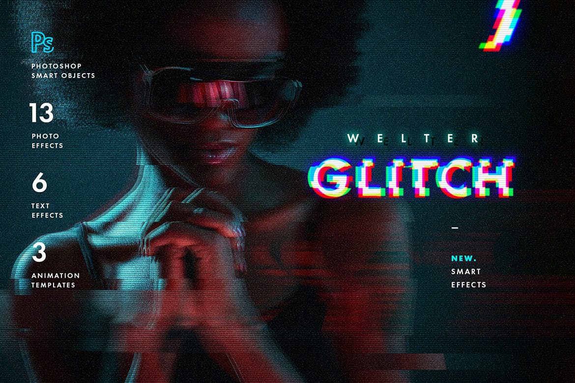 Vhs Effect Filters For Photoshop Glitch Vhs Actions Theme Junkie