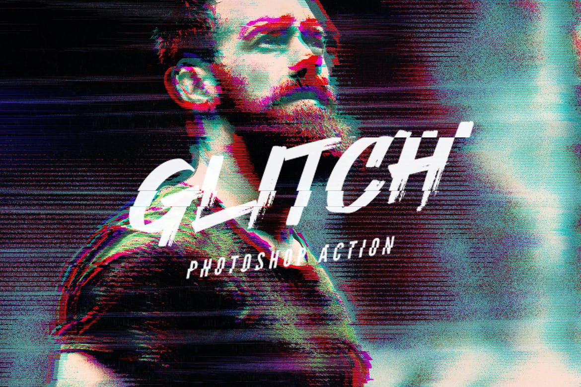 Vhs Effect Filters For Photoshop Glitch Vhs Actions Theme Junkie