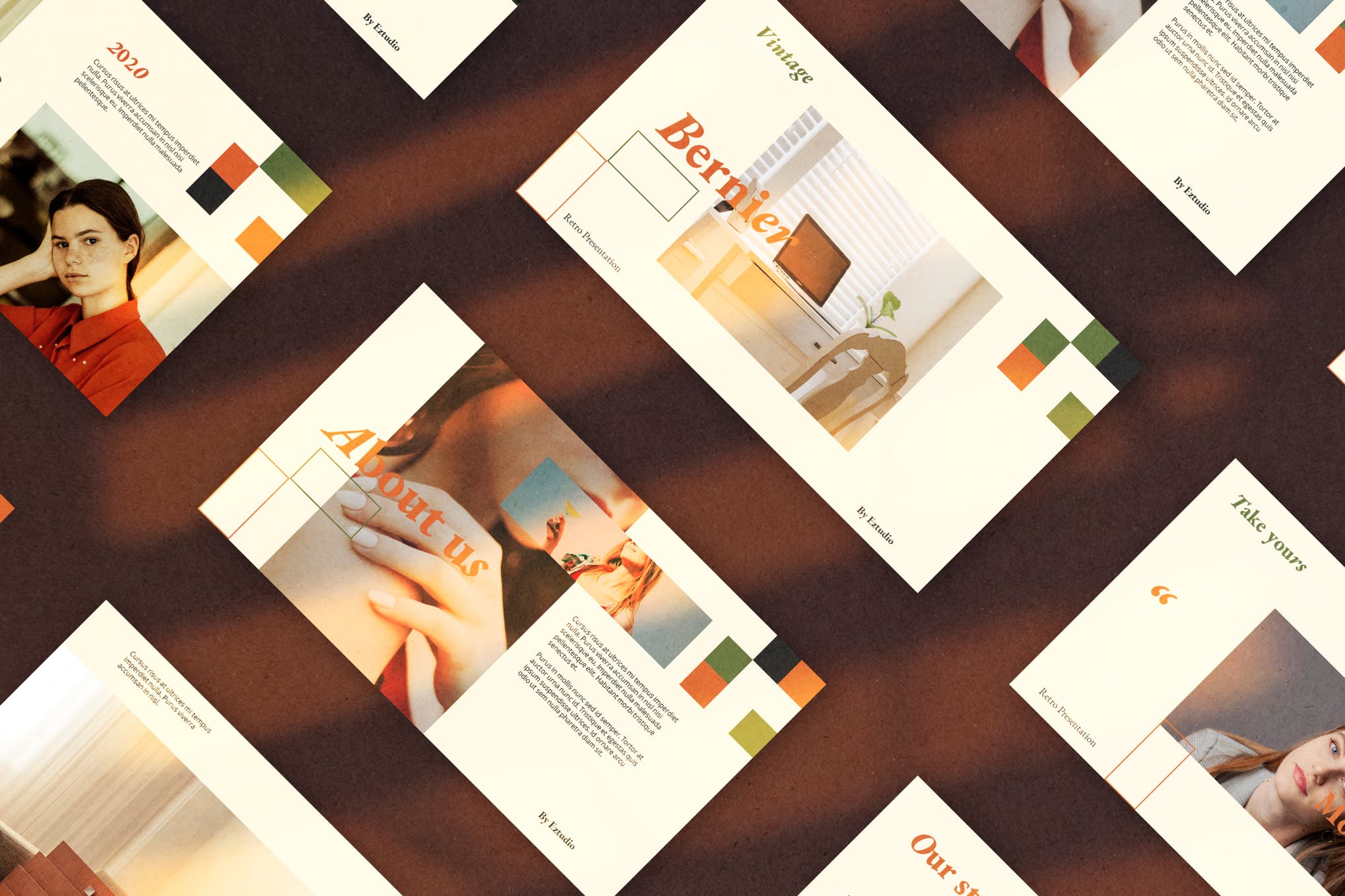 20 Template Vintage PowerPoint PPT Terbaik 2021 Desainae