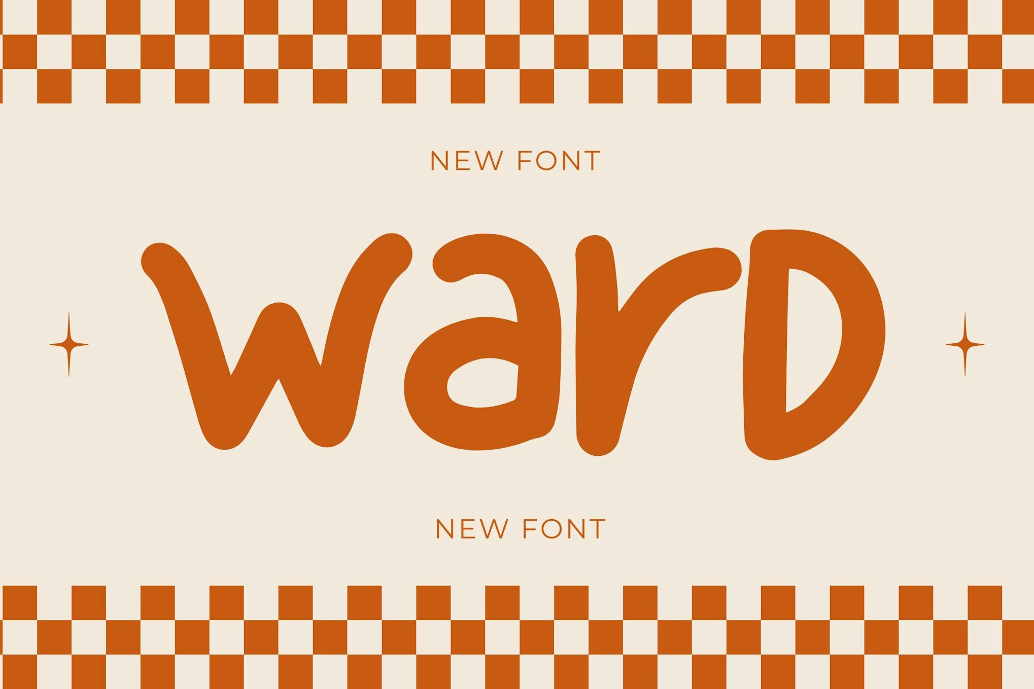 Ward - Playful Final Cut Pro Font