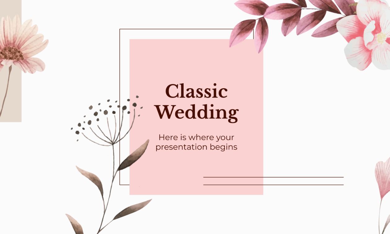 presentation for marriage