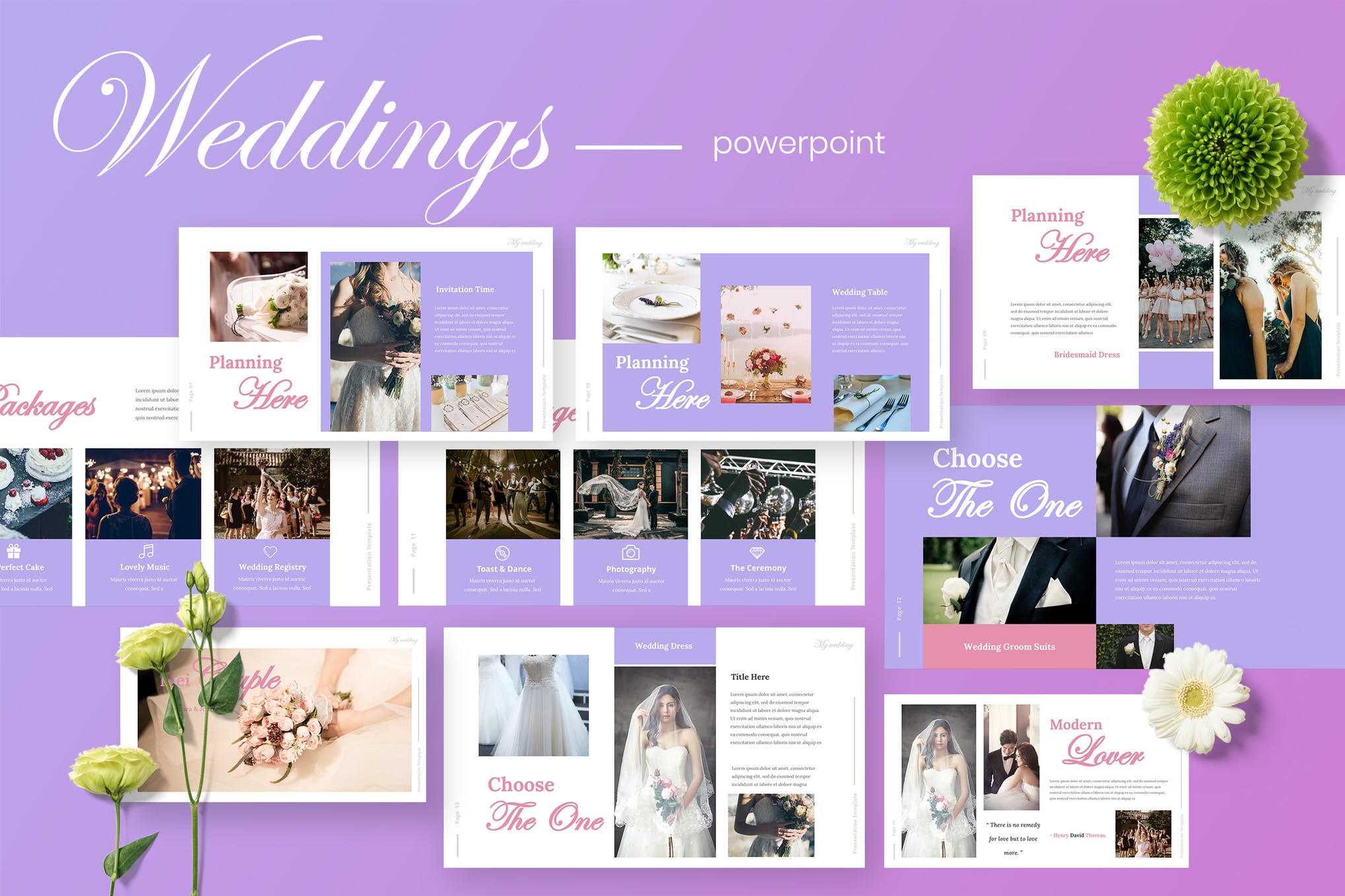 sample wedding slideshow presentation