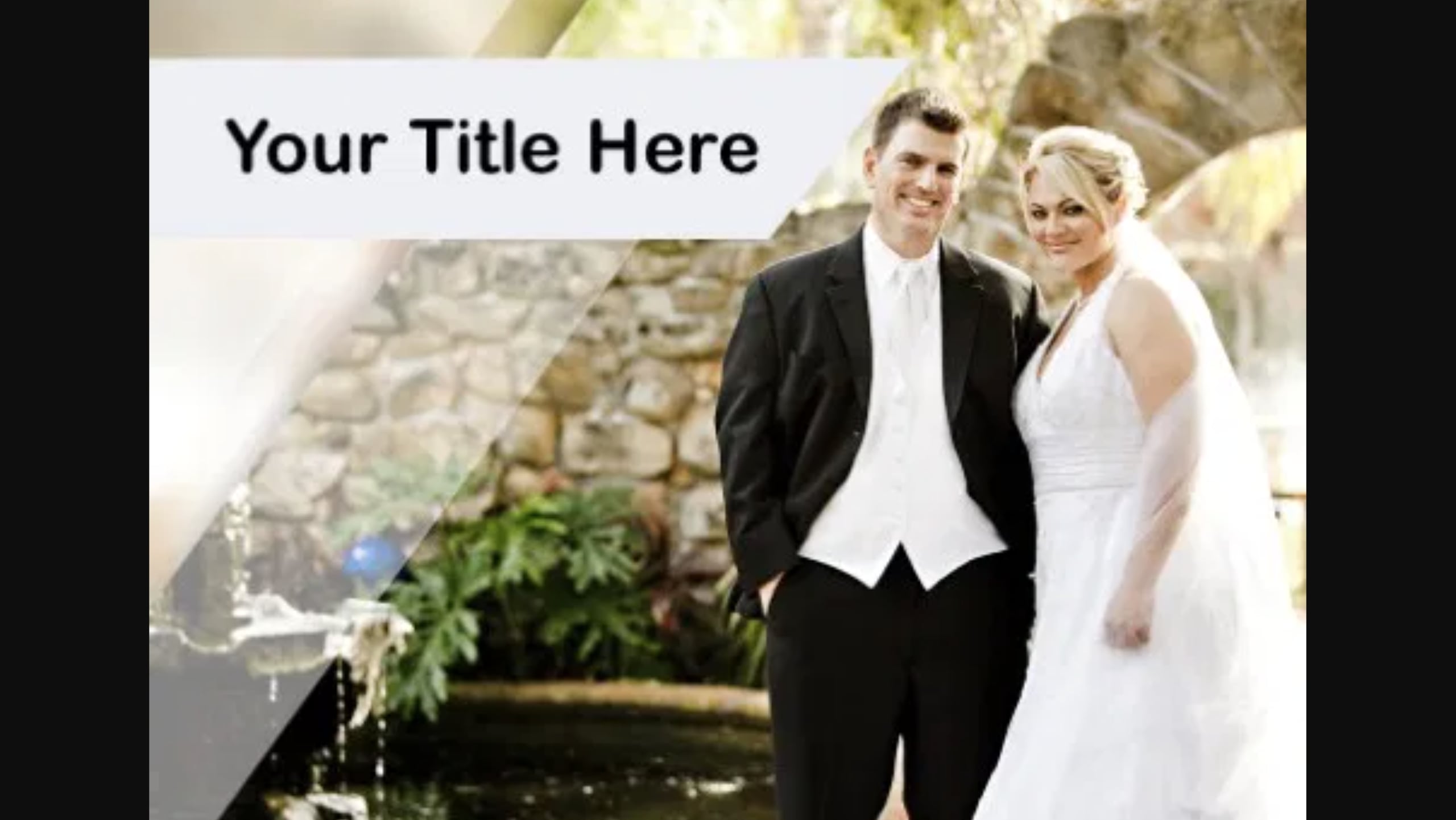 sample wedding slideshow presentation