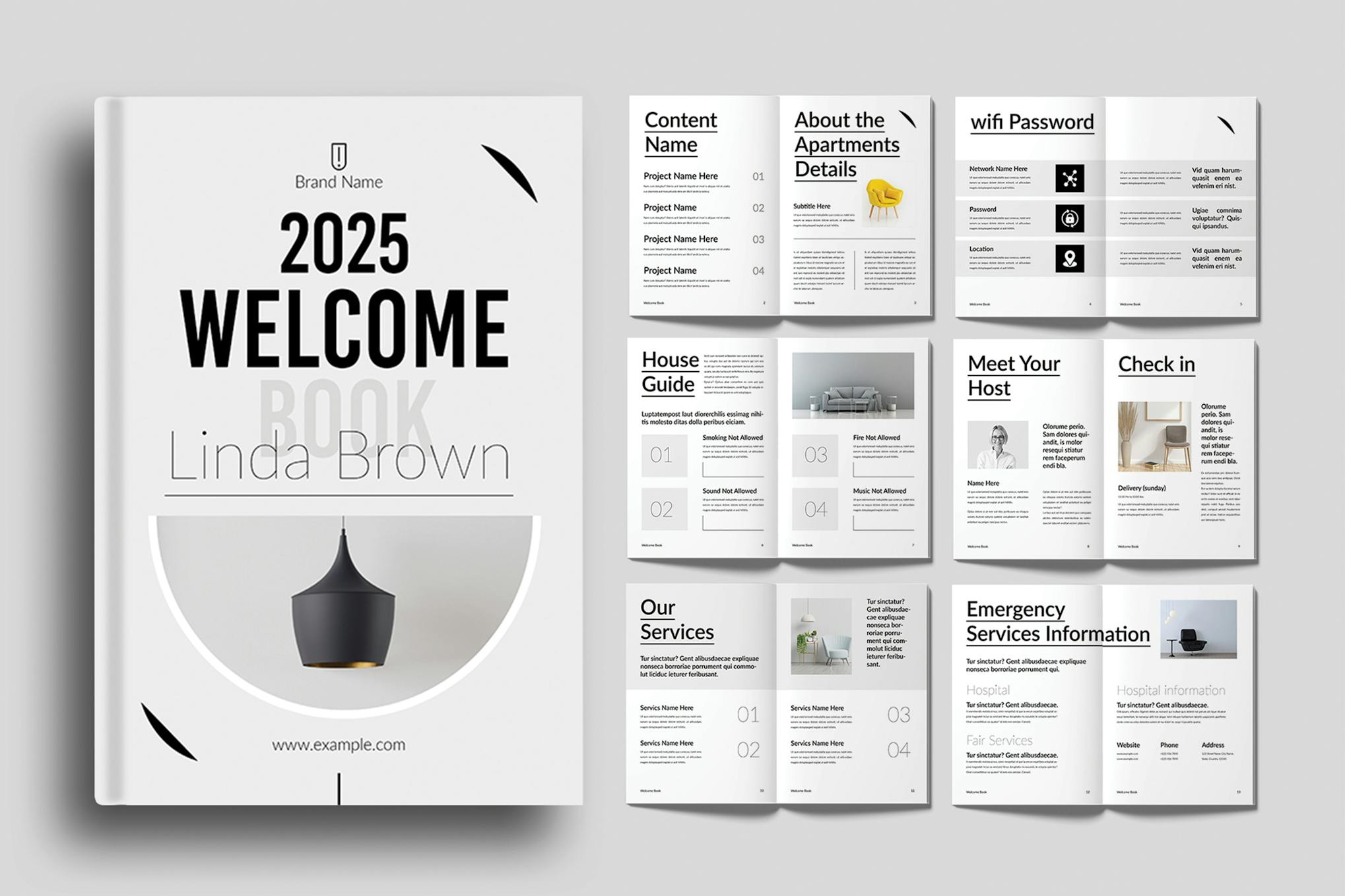 Welcome Book InDesign Book Template