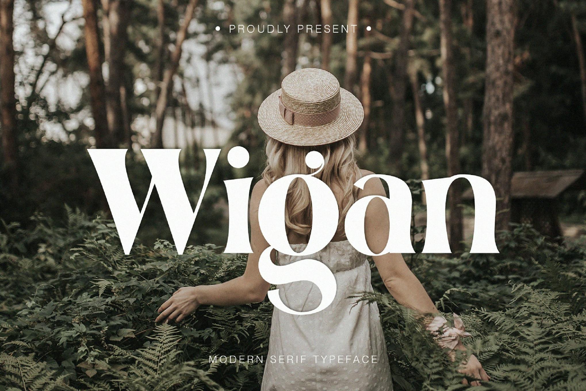 Wigan Modern Serif Typeface