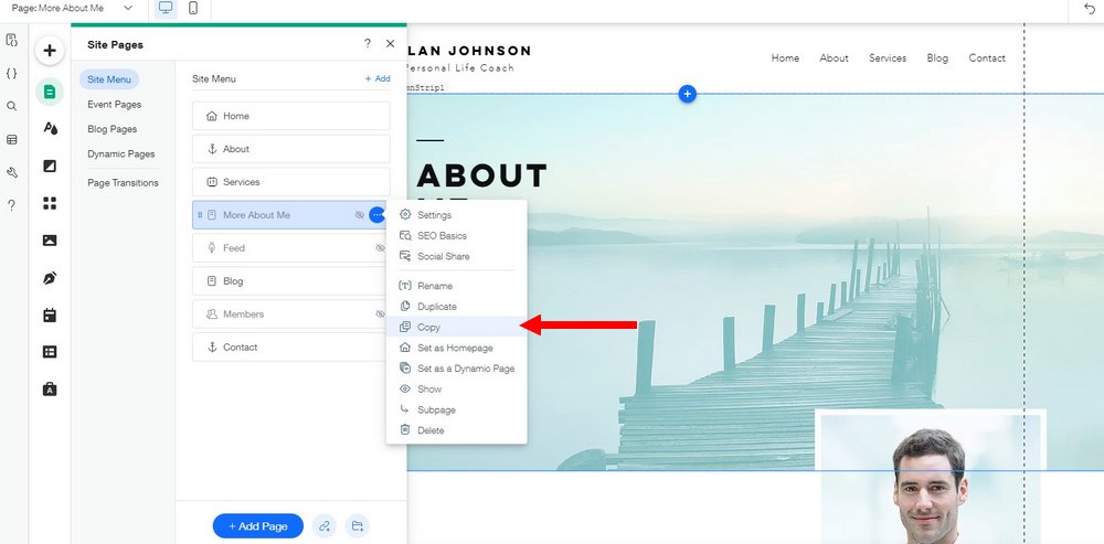 How To Change A Premium Wix Template Bryan Inscurs