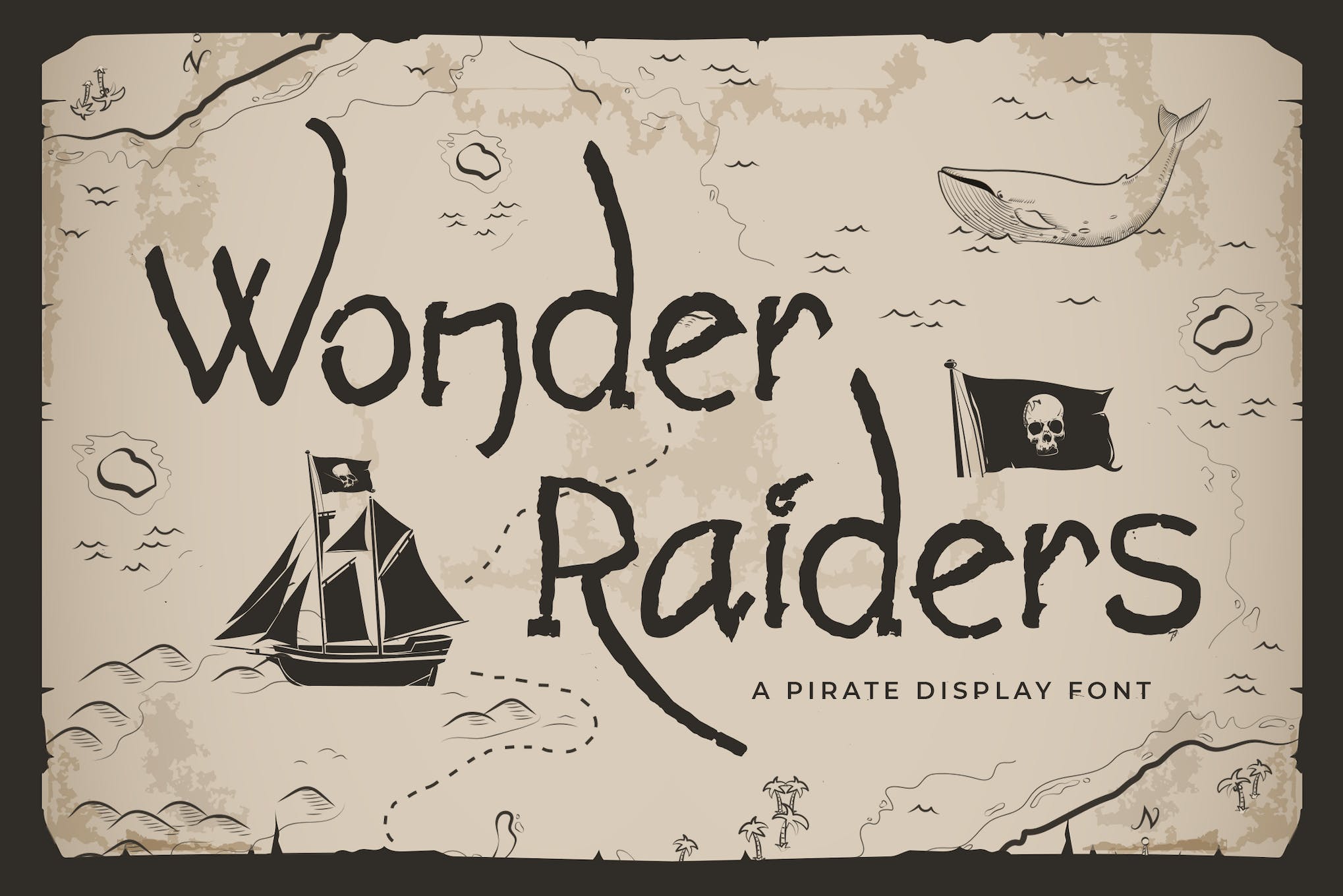 Wonder Raiders Pirate Font