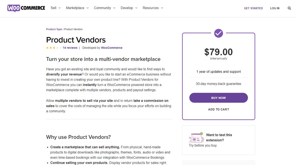 woocommerce product vendors