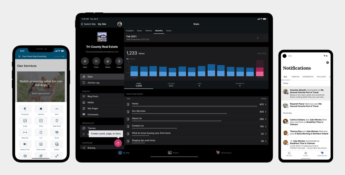 wordpress app