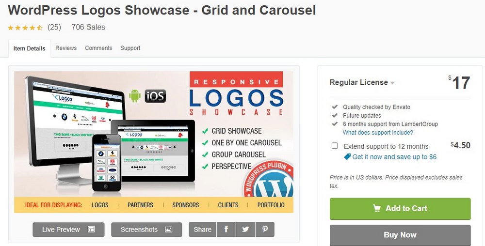 wordpress logo showcase